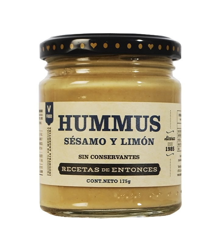 Recetas de Entonces - Hummus de garbanzo, sésamo y limón (175gr)