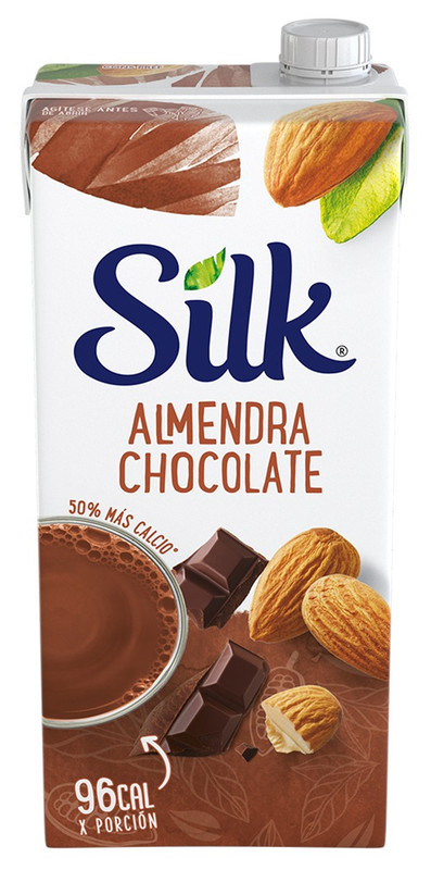 Silk - Leche vegetal de almendra sabor chocolate (1lt)