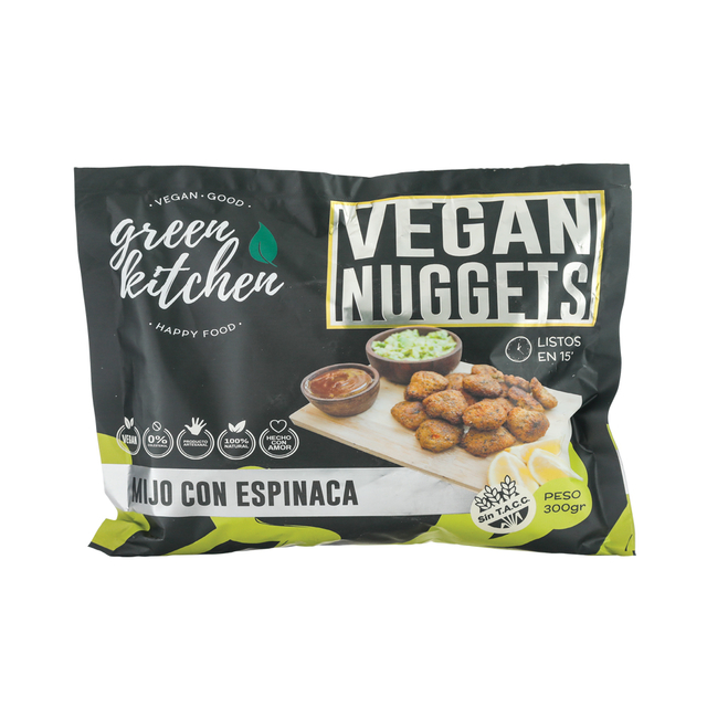 Green Kitchen - Nuggets de mijo y espinaca (300gr)