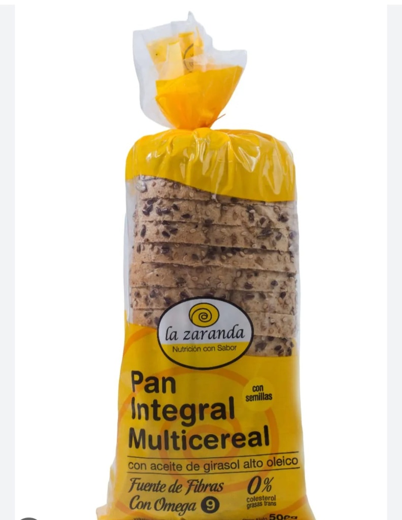 La Zaranda - Pan Multicereal con semillas con sal (500gr)