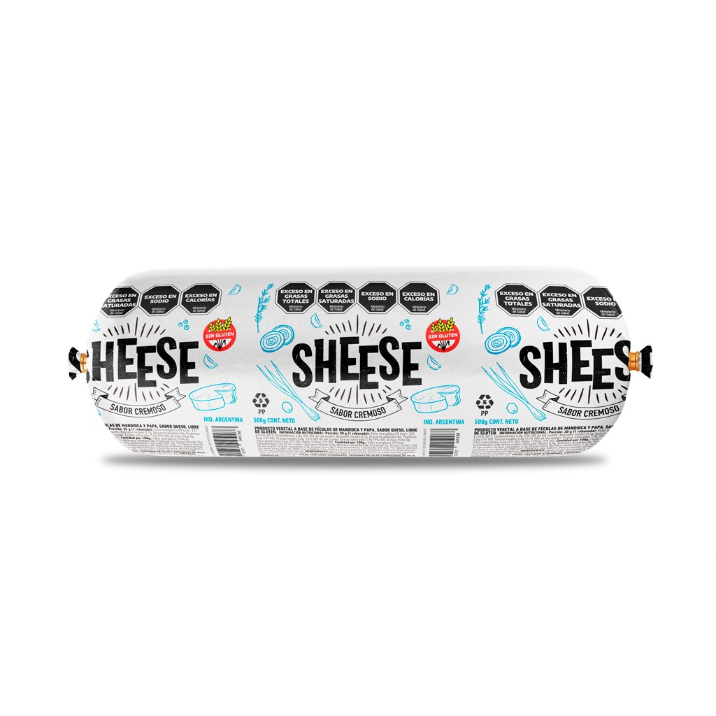 Sheese - Queso Cremoso de  féculas de mandioca y papa (500gr)