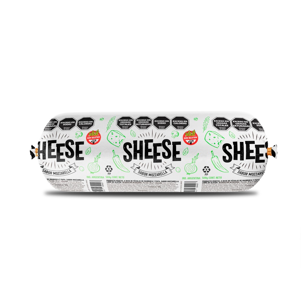 Sheese - Muzzarella  de fécula de mandioca y papa (500gr)