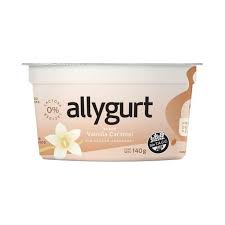 Allygurt - Producto a base de almendras sabor vainilla caramel (140gr)