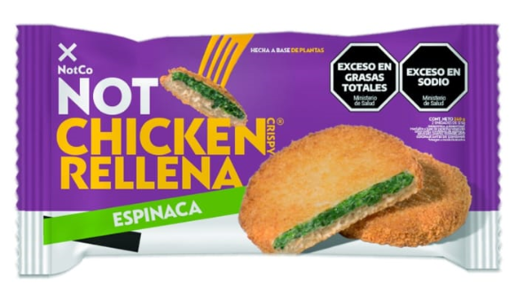 The Not Company - Not chicken mila rellena de espinaca (2 unidades - 240gr)