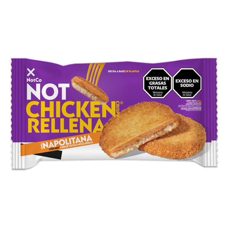 The Not Company - Not chicken mila rellena de napolitana (2 unidades - 240gr)