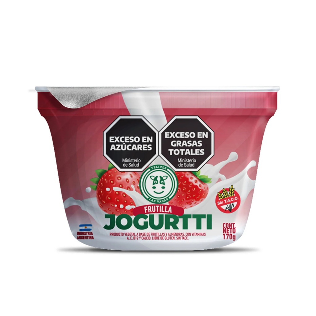 Felices Las Vacas - Jogurtti sabor frutilla (170gr)