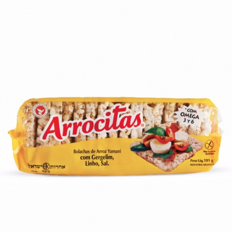 Arrocitas - Galletas de arroz con sésamo y sal (100gr)