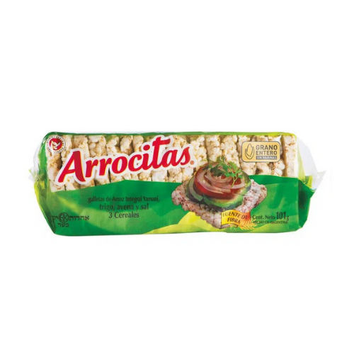 Arrocitas - Galletas de arroz 3 cereales (100gr)