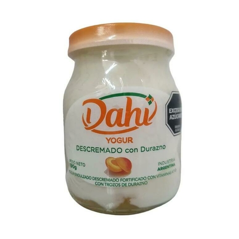 Dahi - Yogur descremado con durazno (190gr)