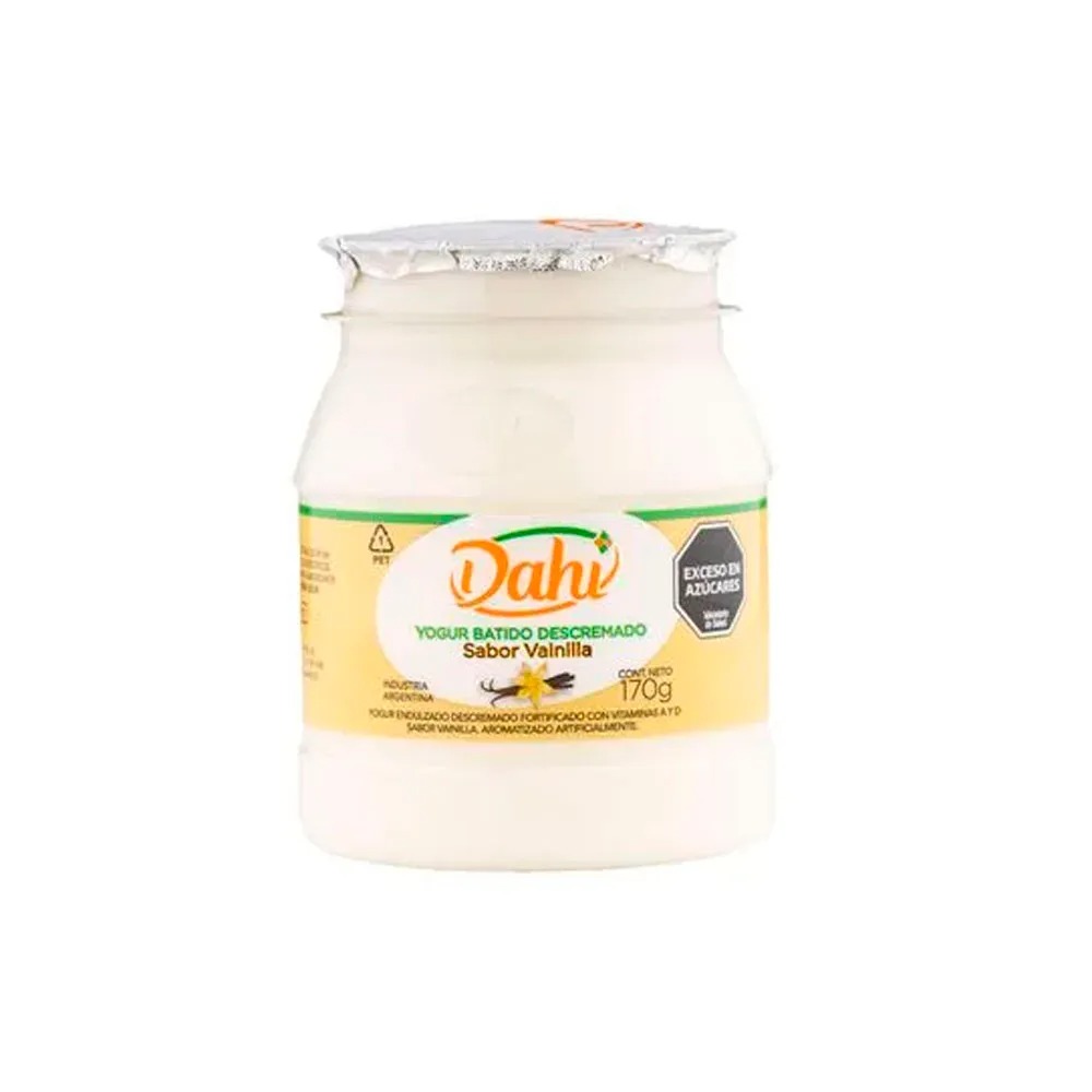 Dahi - Yogur batido entero sabor vainilla (170gr)