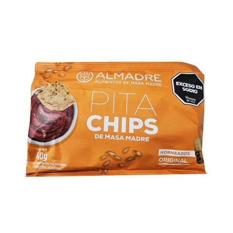 Almadre - Pita chips sabor original (40gr)