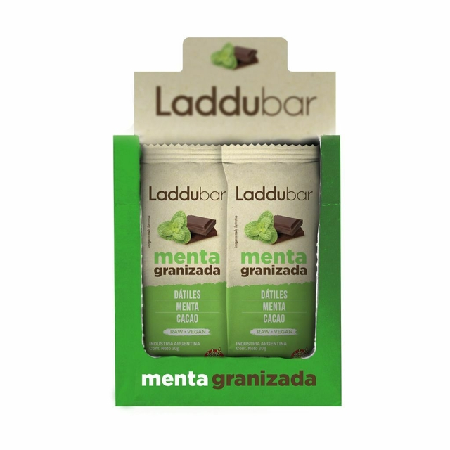 Laddubar - Barrita de menta granizada (caja x 12 unidades)