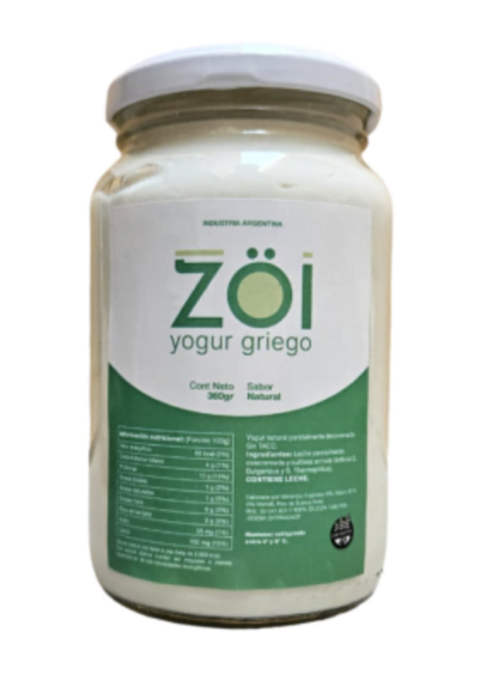 ZOI - Yogurt griego (pote 360gr)