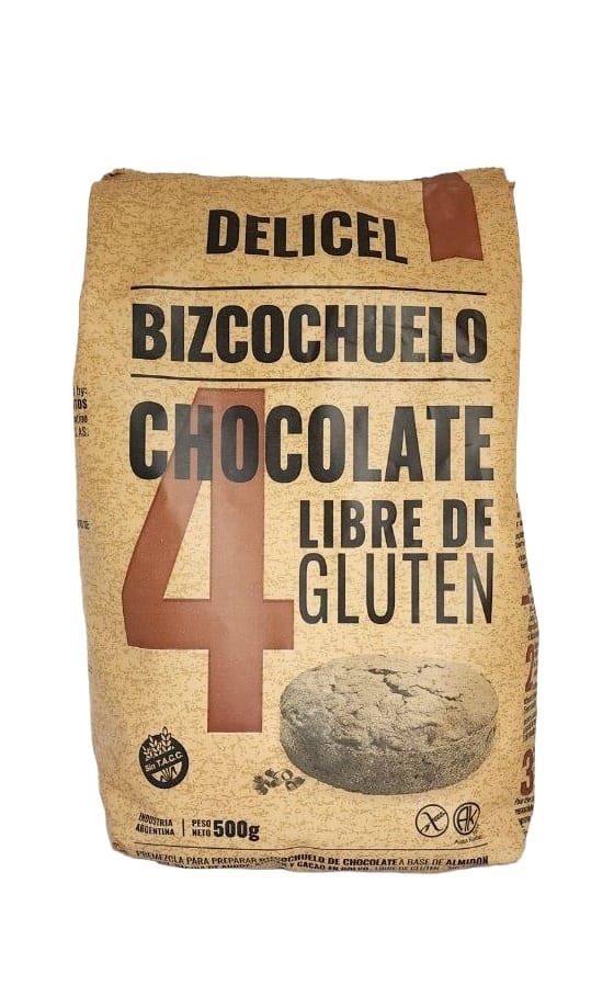 Delicel - Premezcla bizcochuelo sabor chocolate (500gr)