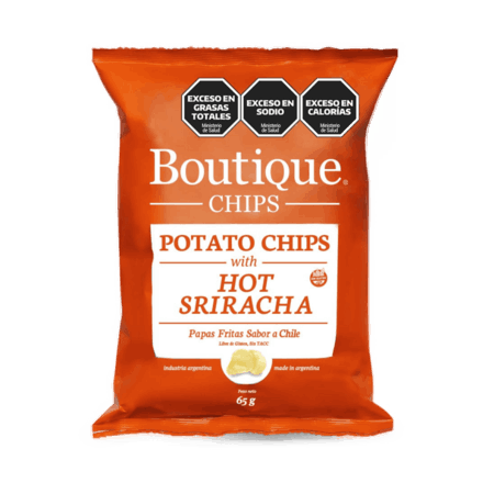 Boutique Chips - Chips de papas hot sriracha (65gr)