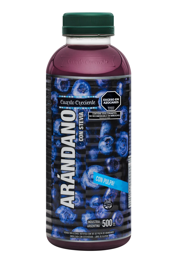 Cuarto creciente - Jugo de Arandano con Stevia ( 500 ml)