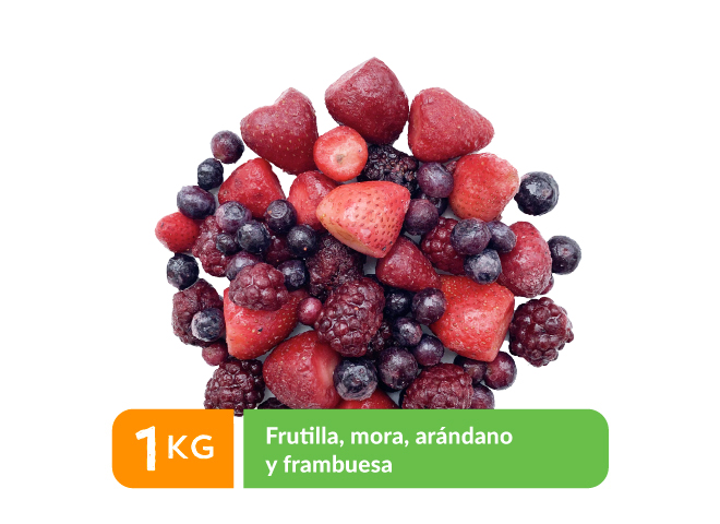 Biomac - Frutas congeladas IQF frutos del bosque (1kg)