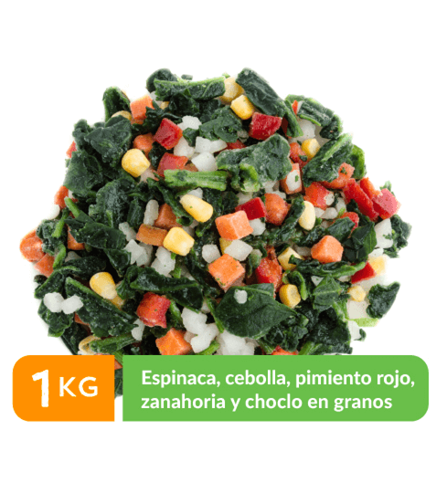 Biomac - Vegetales congelados IQF relleno para tarta nutritivo (1kg)