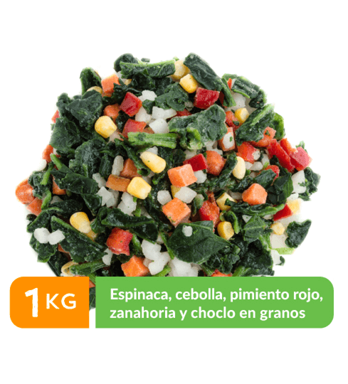 Biomac - Vegetales congelados IQF relleno para tarta nutritivo (750g)