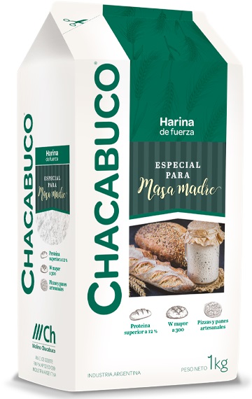 Chacabuco - Harina de fuerza especial para masa madre (1 kg)