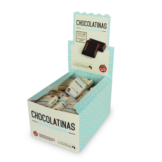 Colonial - Chocolatinas Semi amargas Barra 5 gr (50 unidades)