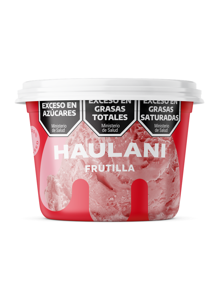 Haulani - Helado en Vasito sabor Frutilla (70gr)