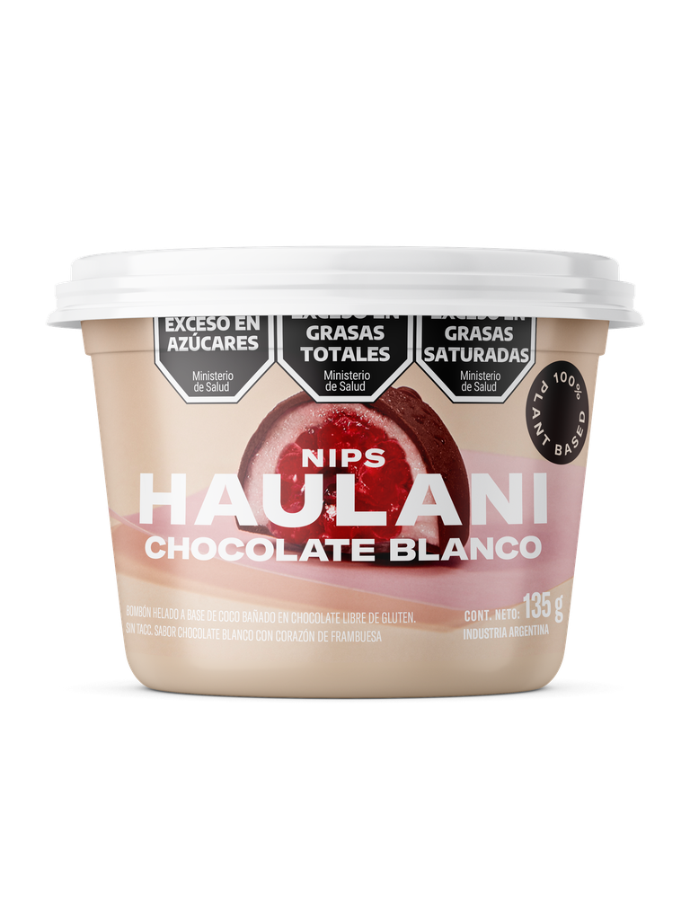 Haulani - Nips de Chocolate con corazon de frambuesa 135gr