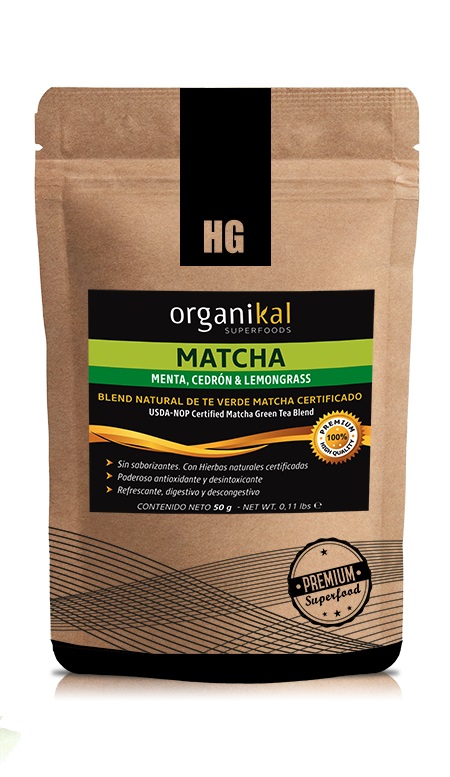 HG Laboratorios - Matcha con menta, cedron y lemongrass (50 gr)