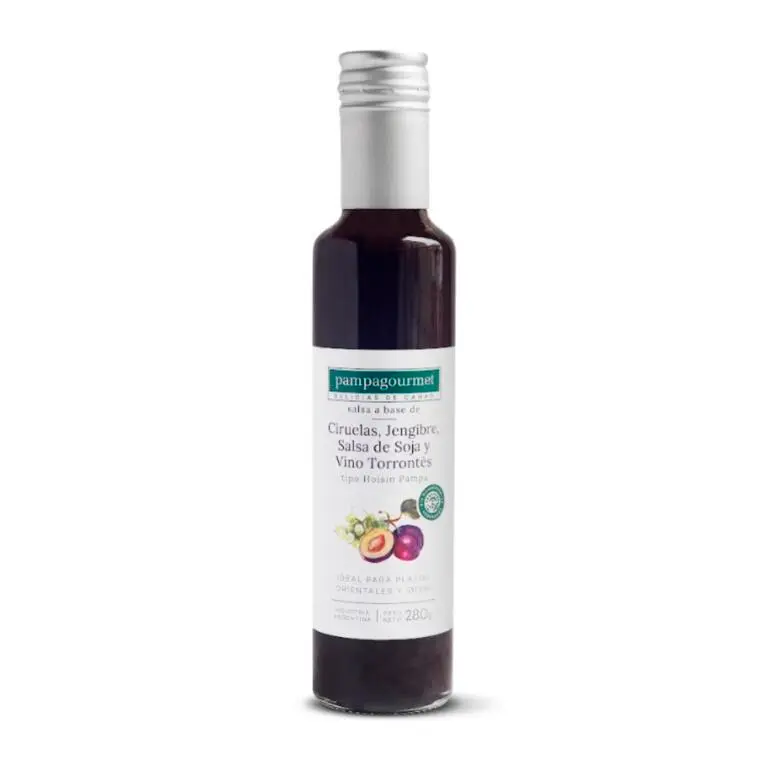Pampa Gourmet - Salsa Hoisin de Ciruelas Jengibre y Vino Torrontes 280 gr
