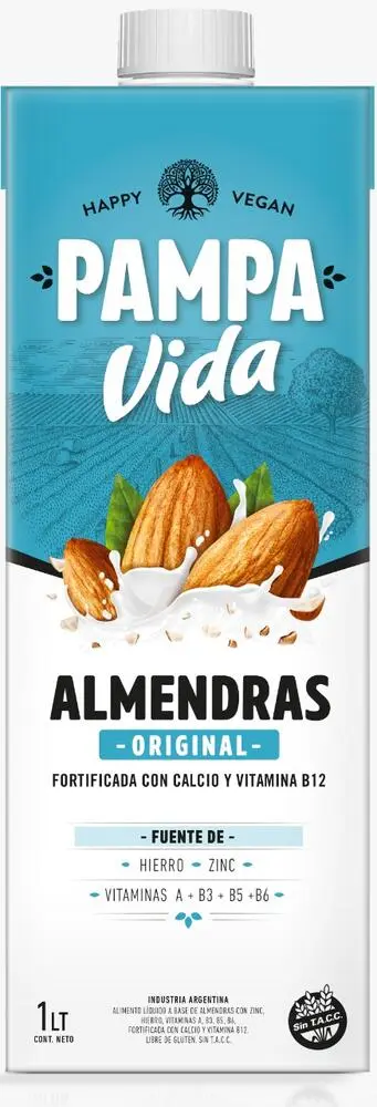 Pampa Vida - Bebida de almendra sabor original (1lt)