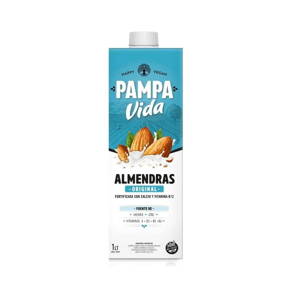 Pampa Vida - Bebida de almendra sabor original (1lt)