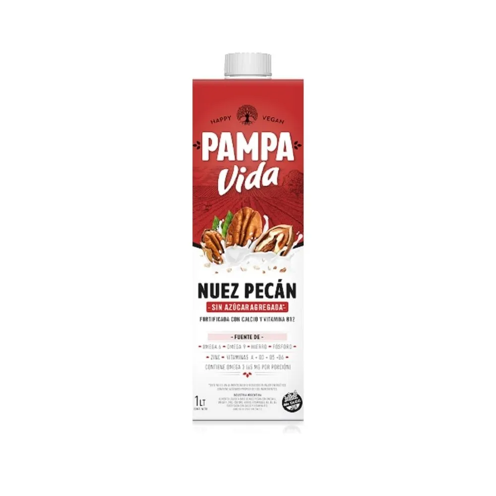 Pampa Vida - Bebida de nuez pecan sin azúcar (1lt)