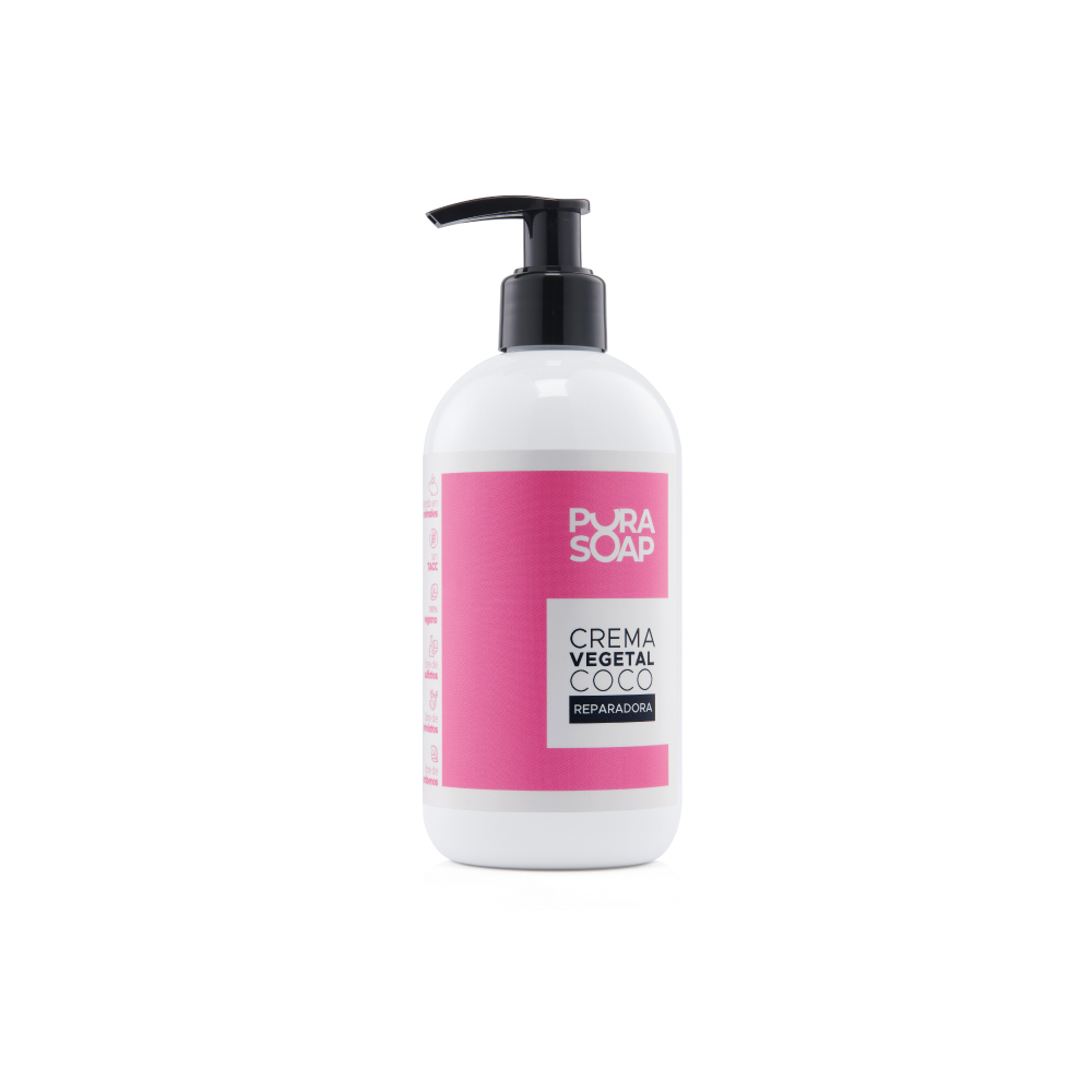 Pura Soap - Crema corporal vegetal Coco Hawai 300 ml