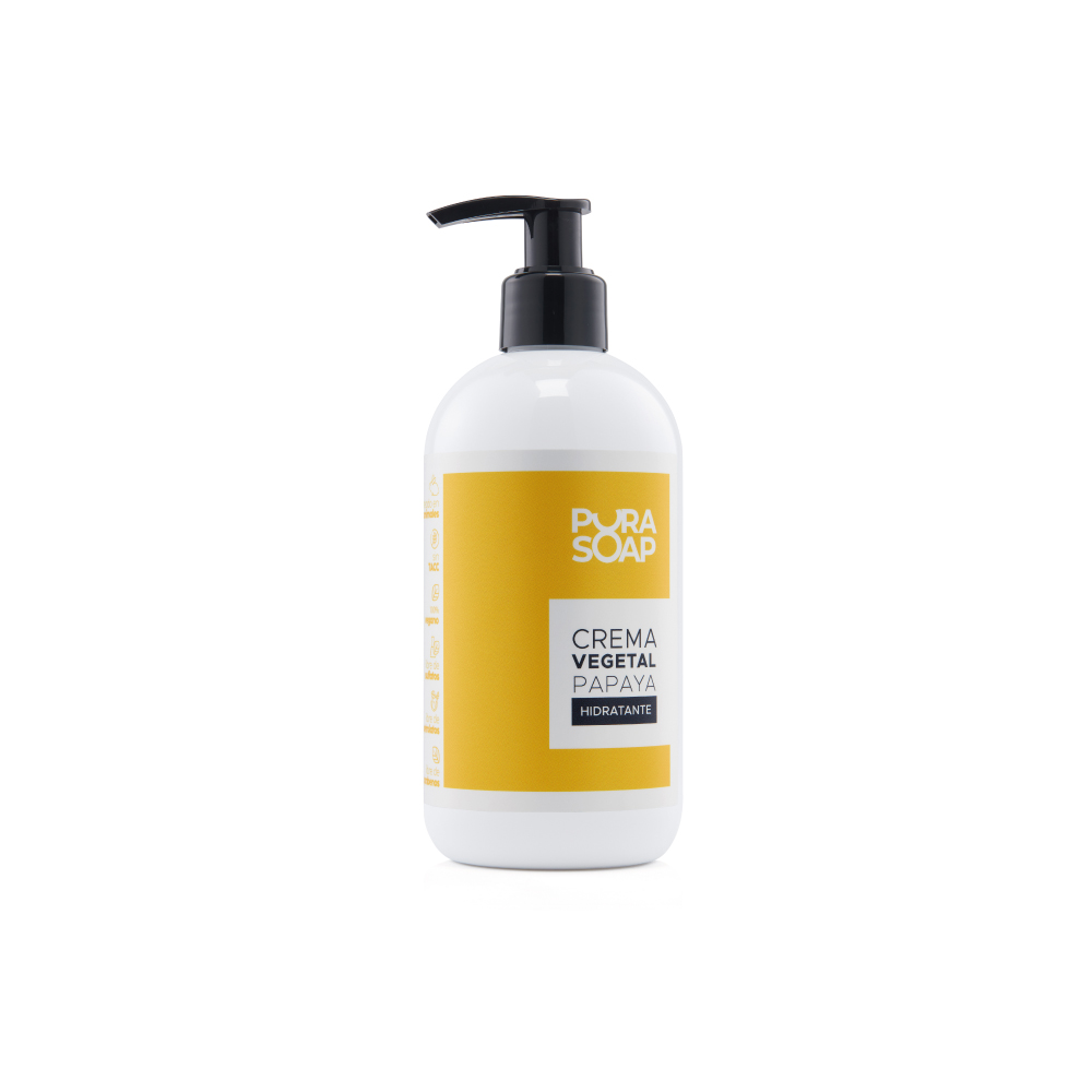 Pura Soap - Crema corporal vegetal Papaya 300 ml