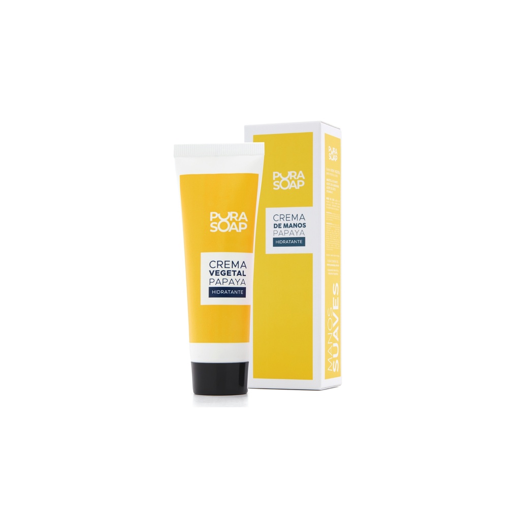 Pura Soap - Crema de manos y uñas Papaya 40 ml