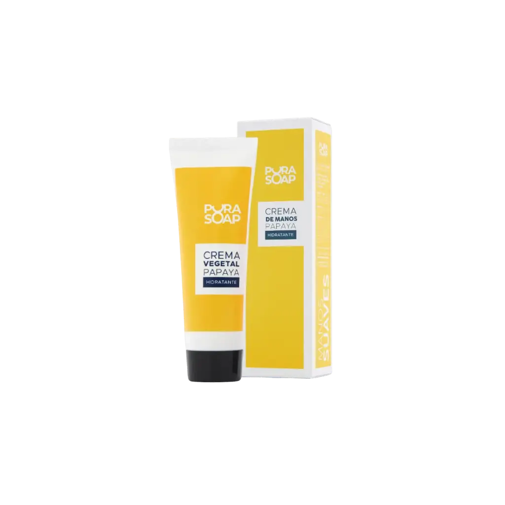 Pura Soap - Crema de manos y uñas Papaya 40 ml