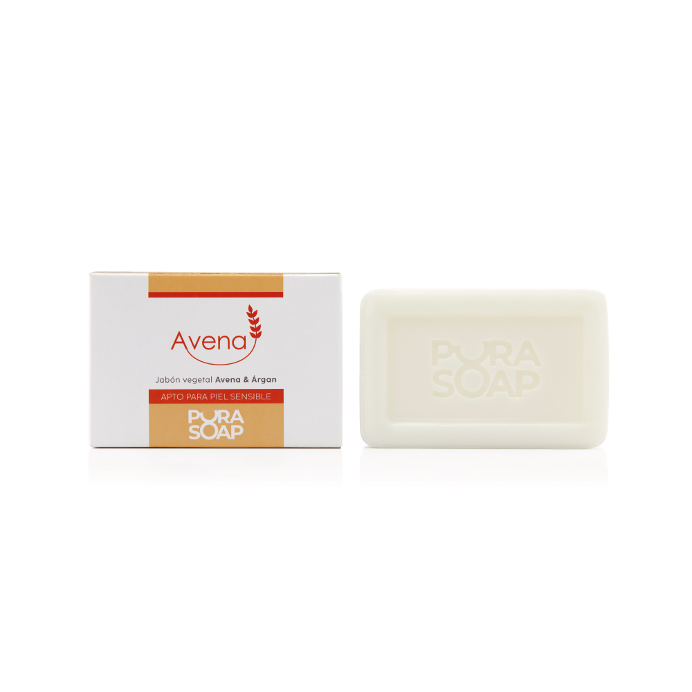 Pura Soap - Jabon vegetal Avena y Argan 85 gr