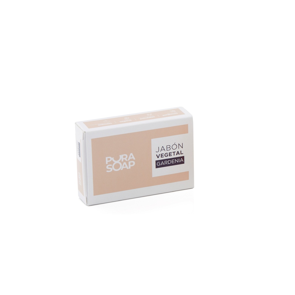 Pura Soap - Jabon vegetal Gardenia 85 gr