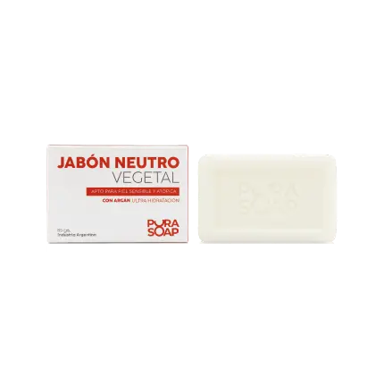 Pura Soap - Jabon vegetal Neutro vegano 85 gr