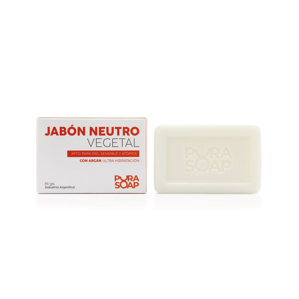 Pura Soap - Jabon vegetal Neutro vegano 85 gr