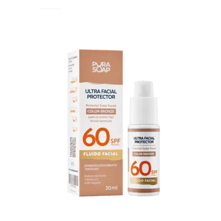 Pura Soap - Protector solar fps 60 color bronze (30ml)