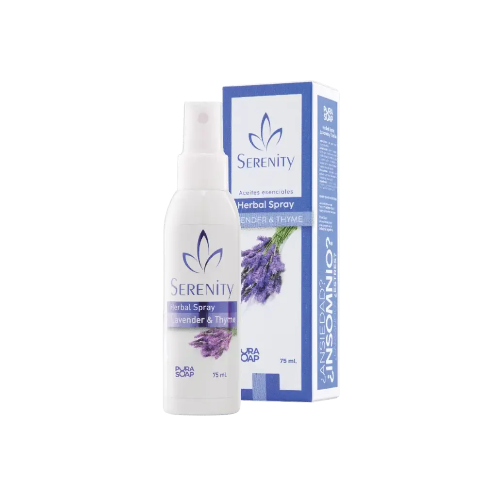 Pura Soap - Serenity spray herbal lavanda & tomillo (75ml)