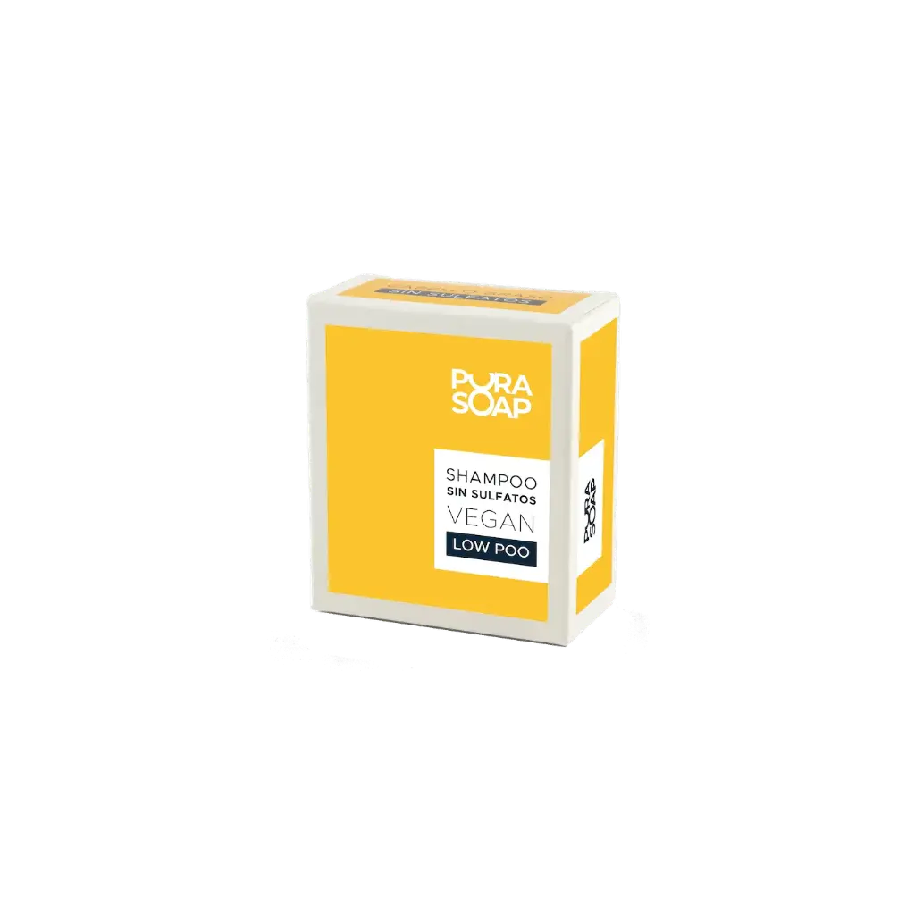 Pura Soap - Shampoo solido sin sulfito cabello graso vegano Citrico x 60 gr