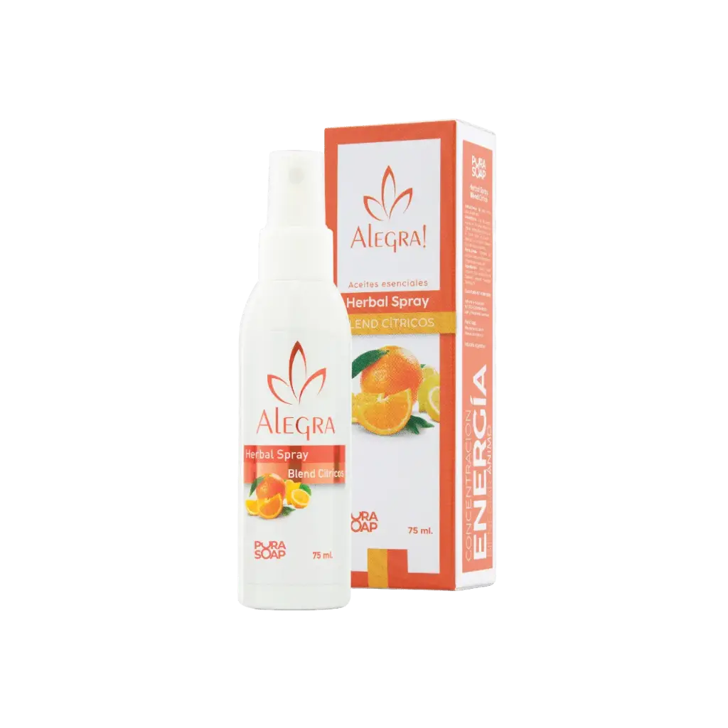 Pura Soap - Spray Alegra Herbal blend Naranja & Citricos (75ml)