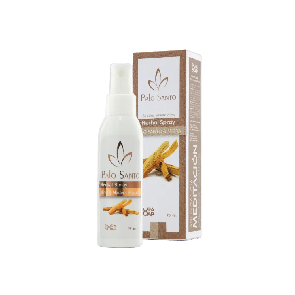 Pura Soap - Spray Herbal Palo Santo & Mirra (75ml)