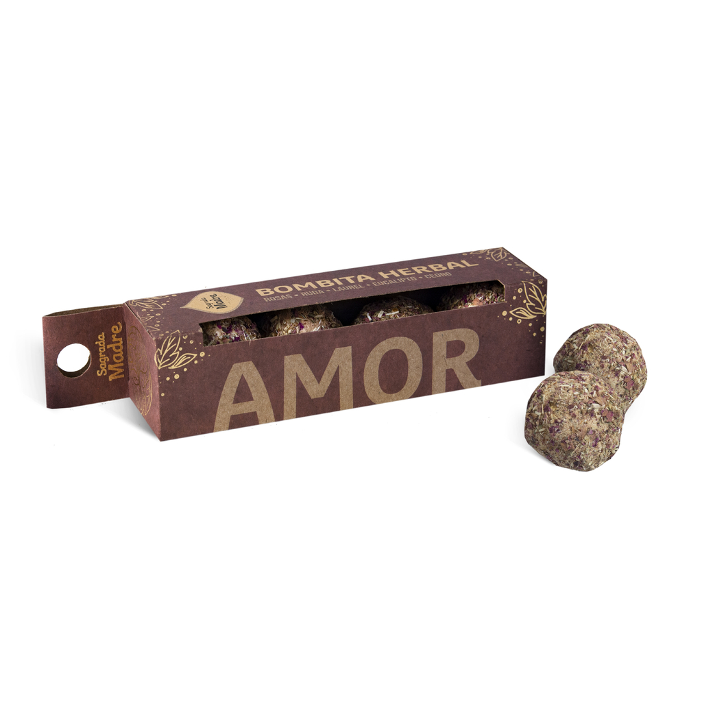 Sagrada Madre - Bombita herbal amor (4 unidades)