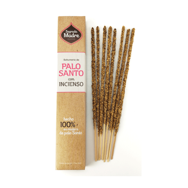 Sagrada Madre - Sahumerios palo santo con incienso 