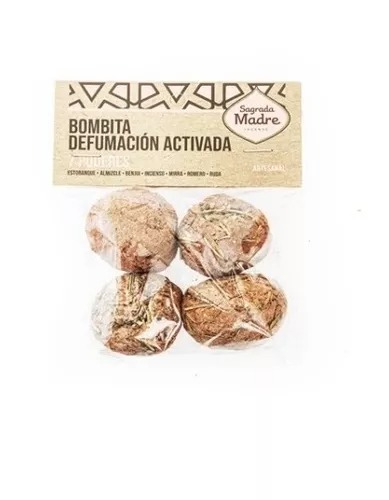 Sagrada madre - Bombita defumación activada 7 poderes (4 unidades)