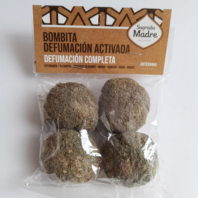 Sagrada madre - Bombita defumación activada defumación completa (4 unidades)