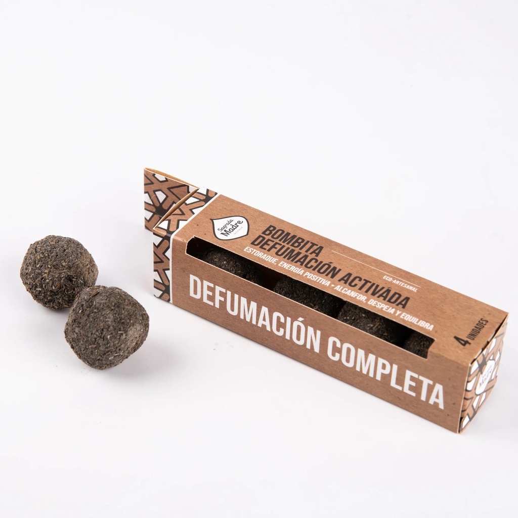 Sagrada madre - Bombita defumación completa (4 unidades)